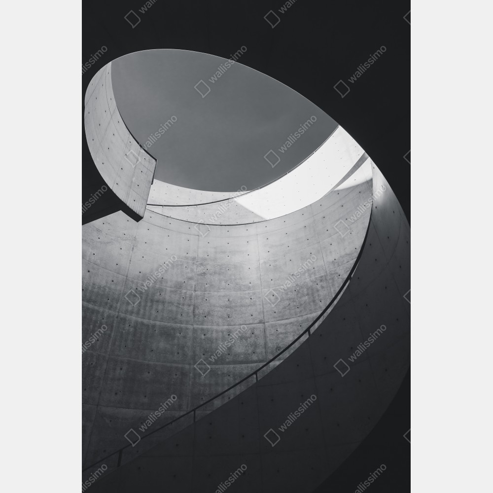 Tischaufkleber und Schreibtischaufkleber geschwungene beton-spiraltreppe – Wallnifity® Tischaufkleber und Schreibtischaufkleber geschwungene beton-spiraltreppe – Wallnifity®