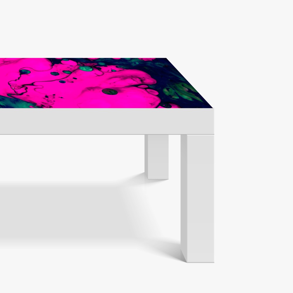 Tischaufkleber und Schreibtischaufkleber neonpink flüssige abstraktion – Wallnifity® Tischaufkleber und Schreibtischaufkleber neonpink flüssige abstraktion – Wallnifity®