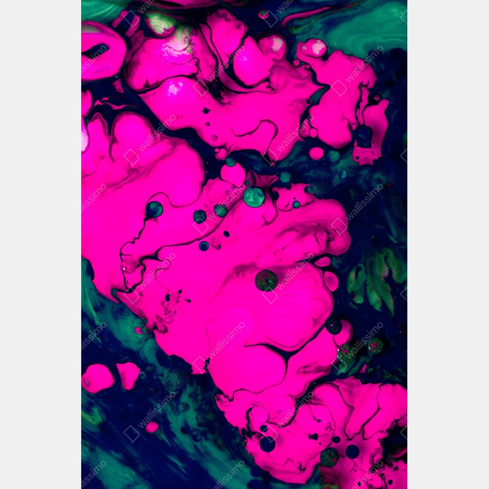 Tischaufkleber und Schreibtischaufkleber neonpink flüssige abstraktion – Wallnifity® Tischaufkleber und Schreibtischaufkleber neonpink flüssige abstraktion – Wallnifity®