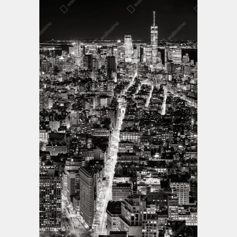 Tischaufkleber und Schreibtischaufkleber monochrome stadtansicht bei nacht – Wallnifity® Tischaufkleber und Schreibtischaufkleber monochrome stadtansicht bei nacht – Wallnifity®