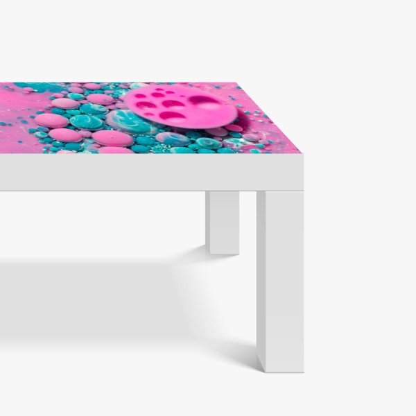 Tischaufkleber und Schreibtischaufkleber rosa orchideen spiegelung – Wallnifity®