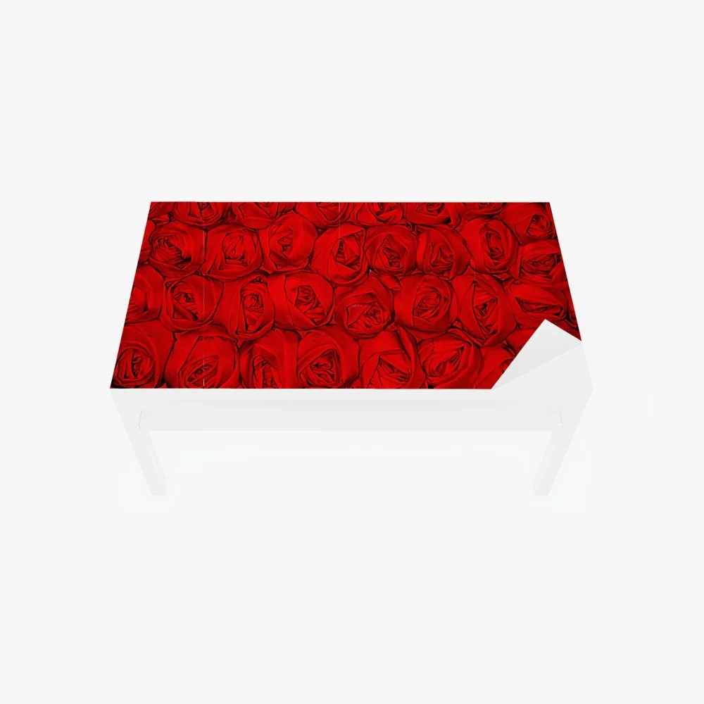 Tischaufkleber und Schreibtischaufkleber endlose rote rosen – Wallnifity® Tischaufkleber und Schreibtischaufkleber endlose rote rosen – Wallnifity®