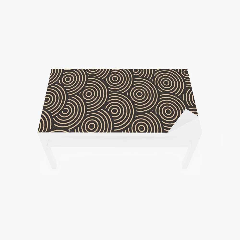 Tischaufkleber und Schreibtischaufkleber retro konzentrische kreise muster – Wallnifity® Tischaufkleber und Schreibtischaufkleber retro konzentrische kreise muster – Wallnifity®