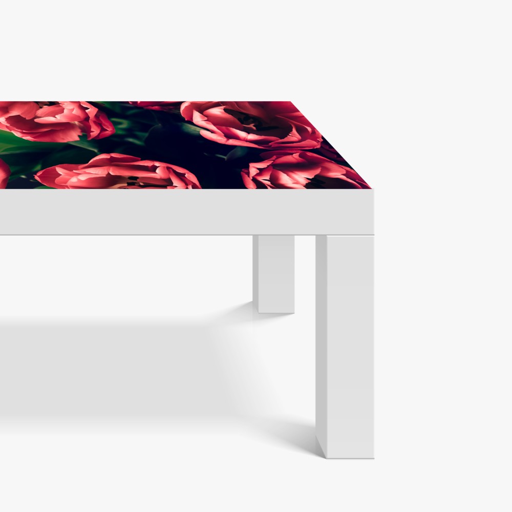 Tischaufkleber und Schreibtischaufkleber stimmungsvolles rosa tulpenbukett – Wallnifity® Tischaufkleber und Schreibtischaufkleber stimmungsvolles rosa tulpenbukett – Wallnifity®