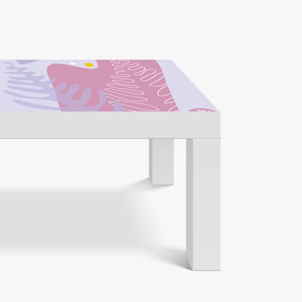 Tischaufkleber und Schreibtischaufkleber zarte pastell-botanische abstraktion – Wallnifity® Tischaufkleber und Schreibtischaufkleber zarte pastell-botanische abstraktion – Wallnifity®