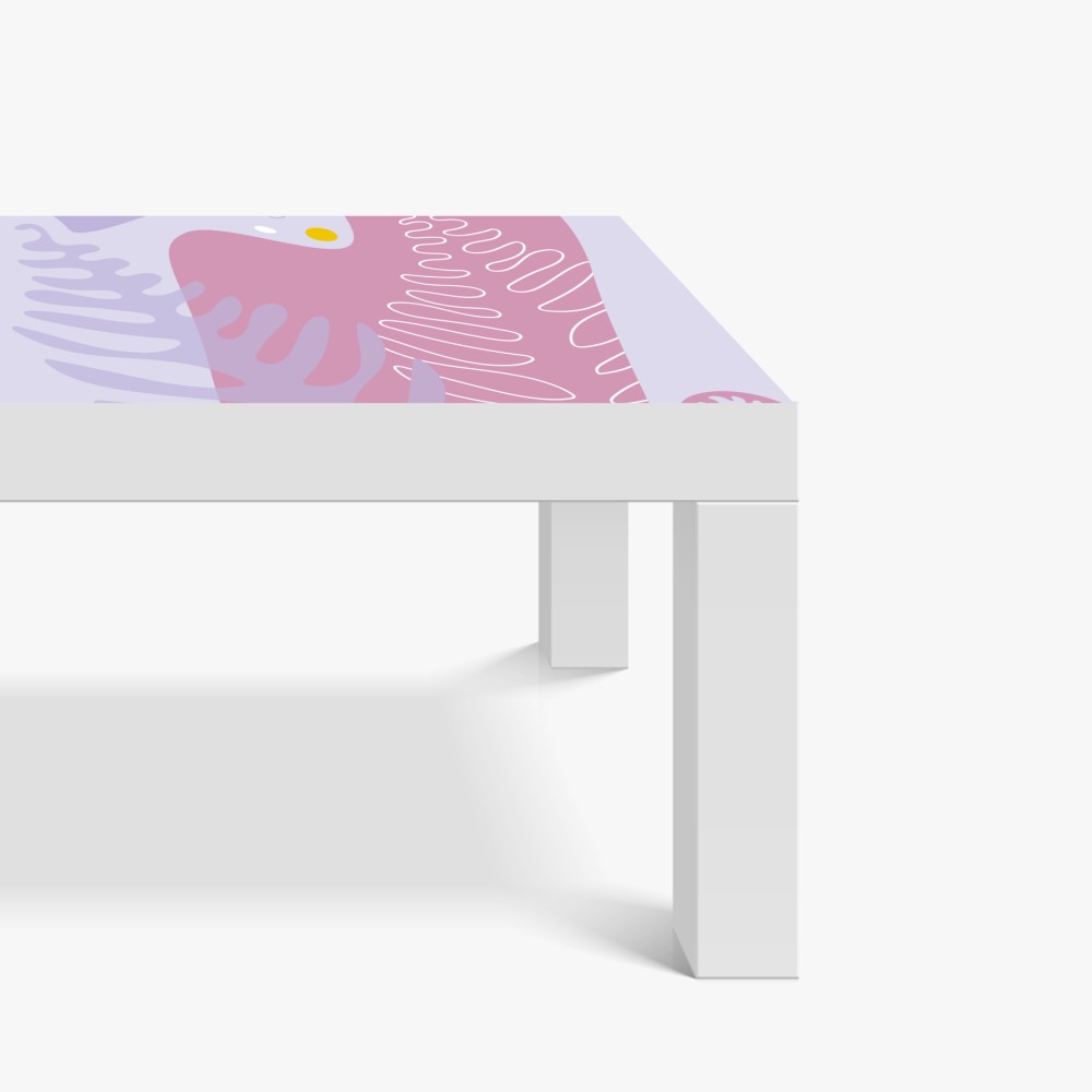 Tischaufkleber und Schreibtischaufkleber zarte pastell-botanische abstraktion – Wallnifity® Tischaufkleber und Schreibtischaufkleber zarte pastell-botanische abstraktion – Wallnifity®