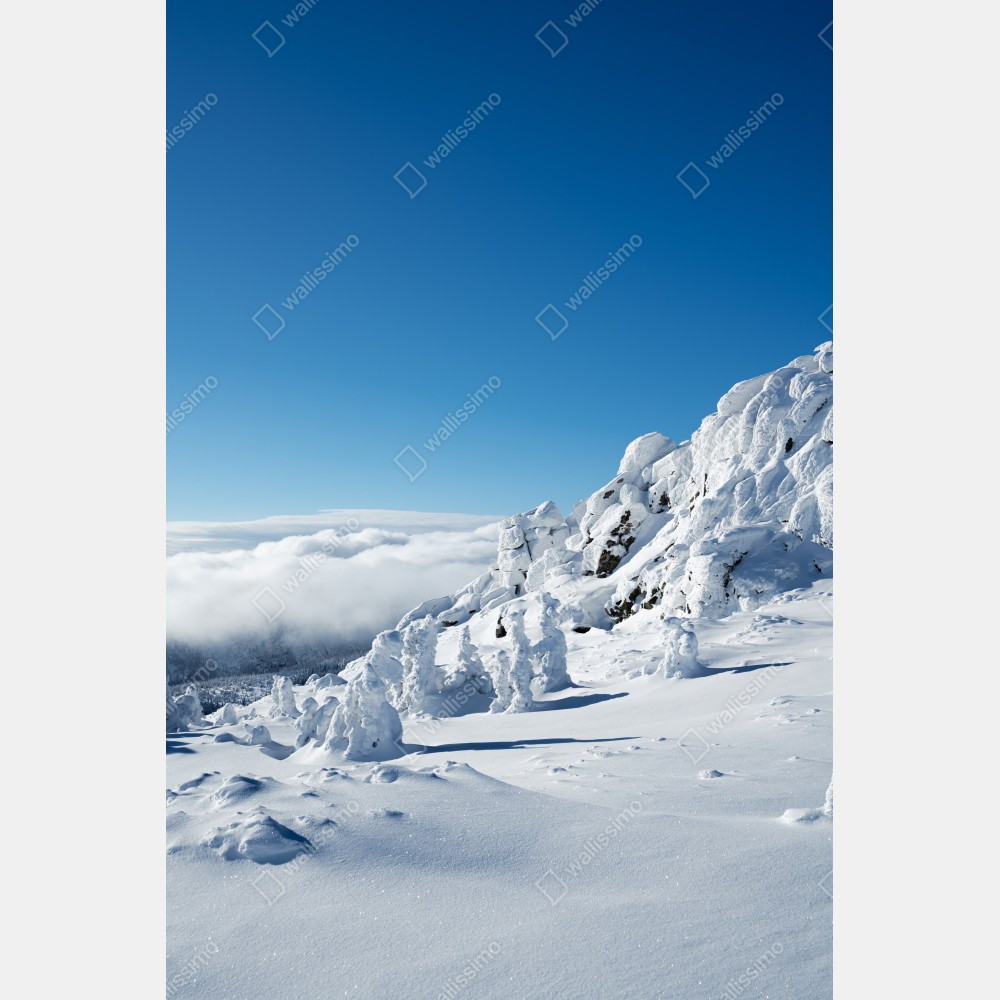 Tischaufkleber und Schreibtischaufkleber ruhige verschneite berglandschaft – Wallnifity® Tischaufkleber und Schreibtischaufkleber ruhige verschneite berglandschaft – Wallnifity®