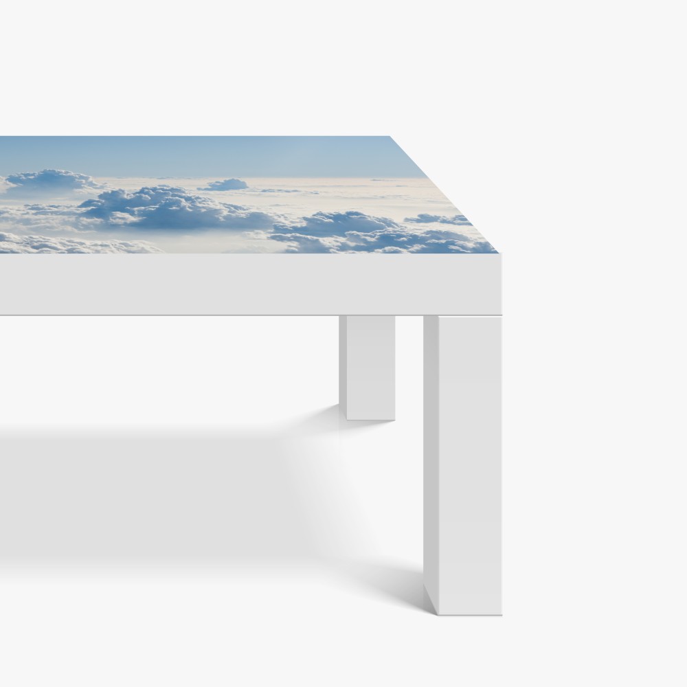 Tischaufkleber und Schreibtischaufkleber luftige wolkenlandschaft im soften blau – Wallnifity® Tischaufkleber und Schreibtischaufkleber luftige wolkenlandschaft im soften blau – Wallnifity®
