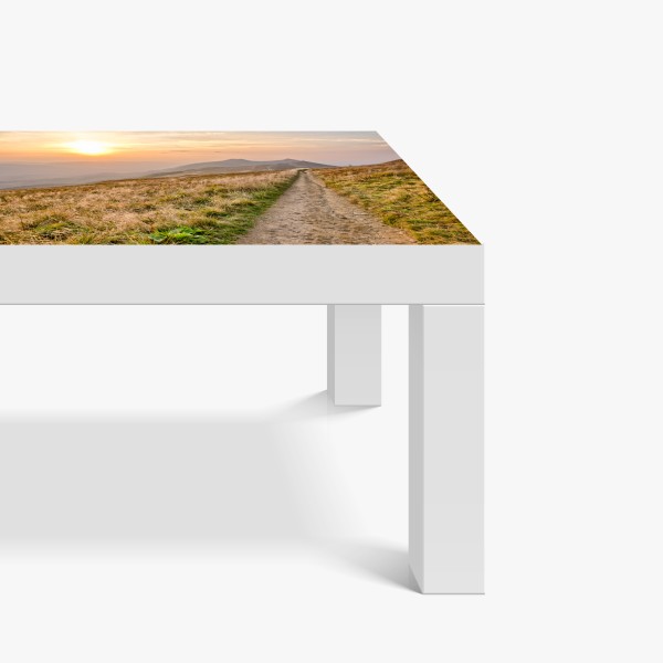 Tischaufkleber und Schreibtischaufkleber ruhige wolkenlandschaft aus der luft – Wallnifity®