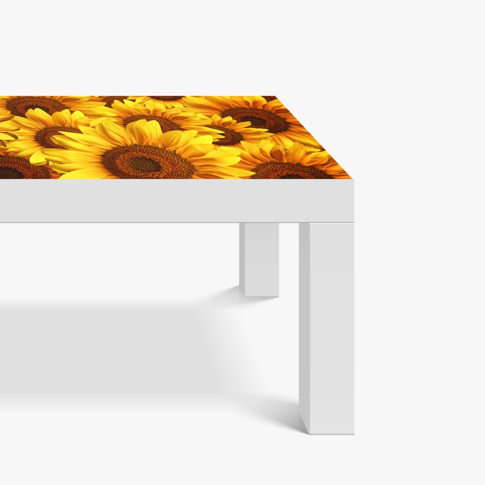 Tischaufkleber und Schreibtischaufkleber goldene sonnenblumen – Wallnifity® Tischaufkleber und Schreibtischaufkleber goldene sonnenblumen – Wallnifity®