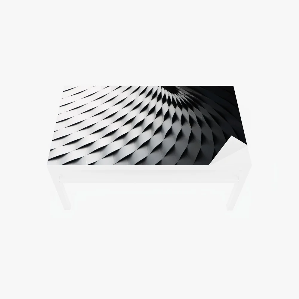 Tischaufkleber und Schreibtischaufkleber monochromes geometrisches metallmuster – Wallnifity® Tischaufkleber und Schreibtischaufkleber monochromes geometrisches metallmuster – Wallnifity®