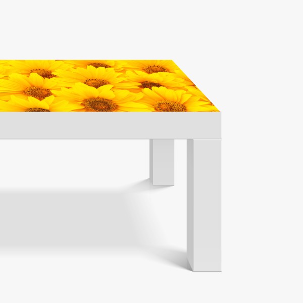 Tischaufkleber und Schreibtischaufkleber sonnige bergwiese bei sonnenaufgang – Wallnifity®