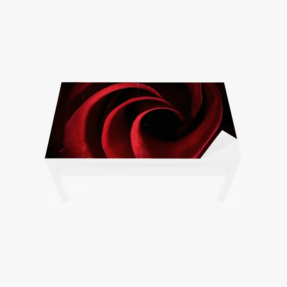 Tischaufkleber und Schreibtischaufkleber spirale aus tiefroten rosenblättern – Wallnifity® Tischaufkleber und Schreibtischaufkleber spirale aus tiefroten rosenblättern – Wallnifity®