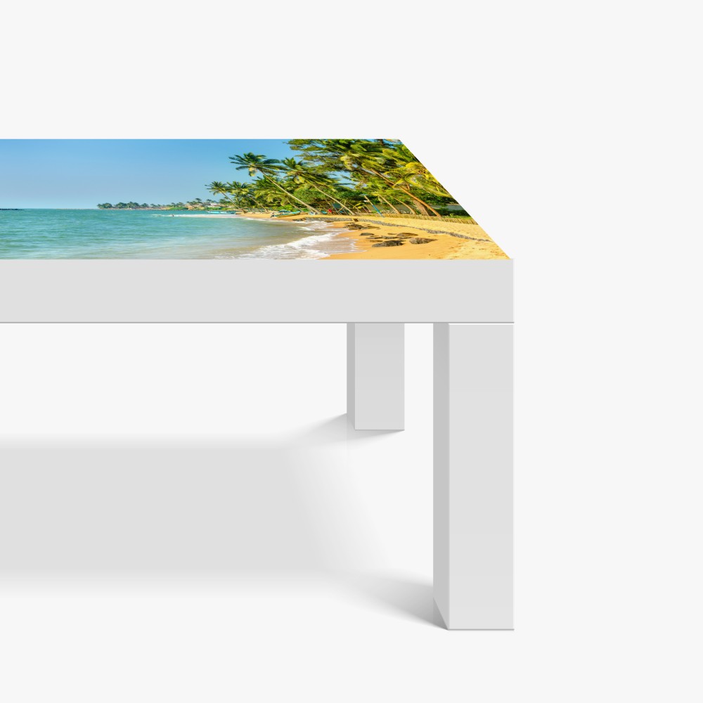 Tischaufkleber und Schreibtischaufkleber tropischer palmenstrand – Wallnifity® Tischaufkleber und Schreibtischaufkleber tropischer palmenstrand – Wallnifity®