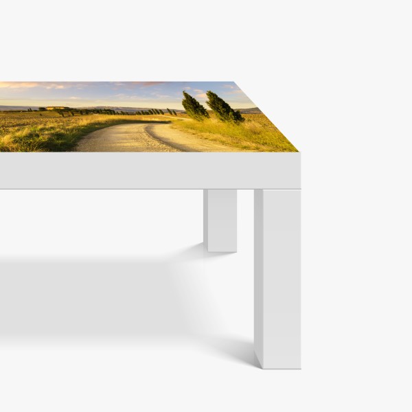 Tischaufkleber und Schreibtischaufkleber Miami sonnenuntergang skyline – Wallnifity®