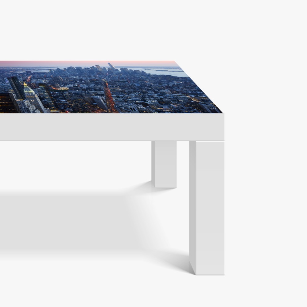 Tischaufkleber und Schreibtischaufkleber sonnenuntergang über Manhattan skyline – Wallnifity® Tischaufkleber und Schreibtischaufkleber sonnenuntergang über Manhattan skyline – Wallnifity®