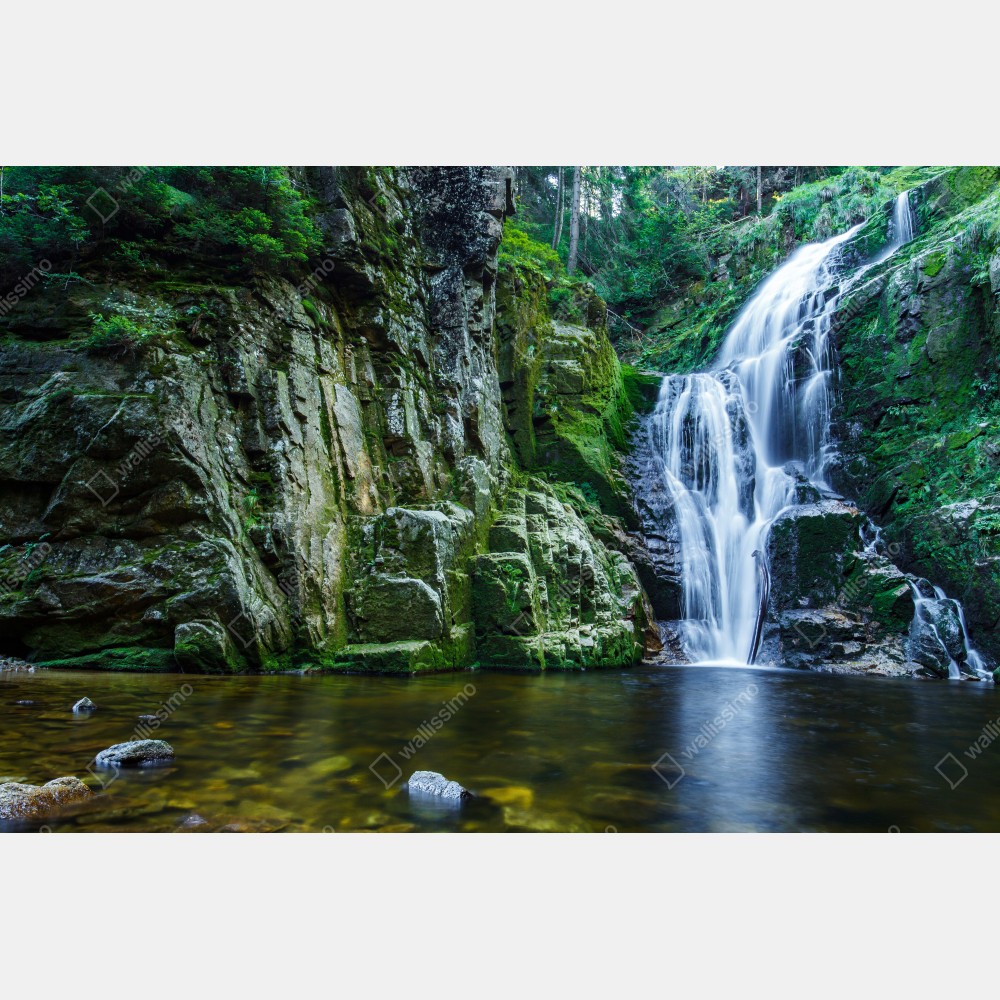 Tischaufkleber und Schreibtischaufkleber wasserfall Kamienczyk im Karkonosze – Wallnifity® Tischaufkleber und Schreibtischaufkleber wasserfall Kamienczyk im Karkonosze – Wallnifity®
