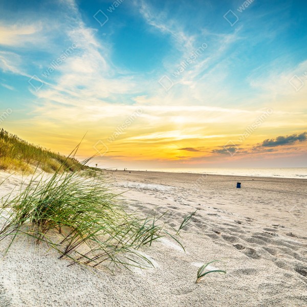 Tischaufkleber und Schreibtischaufkleber sonnenuntergang über ruhigen dünen – Wallnifity® Tischaufkleber und Schreibtischaufkleber sonnenuntergang über ruhigen dünen – Wallnifity®