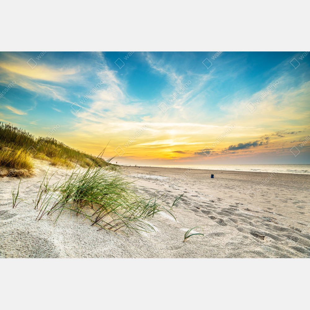 Tischaufkleber und Schreibtischaufkleber sonnenuntergang über ruhigen dünen – Wallnifity® Tischaufkleber und Schreibtischaufkleber sonnenuntergang über ruhigen dünen – Wallnifity®