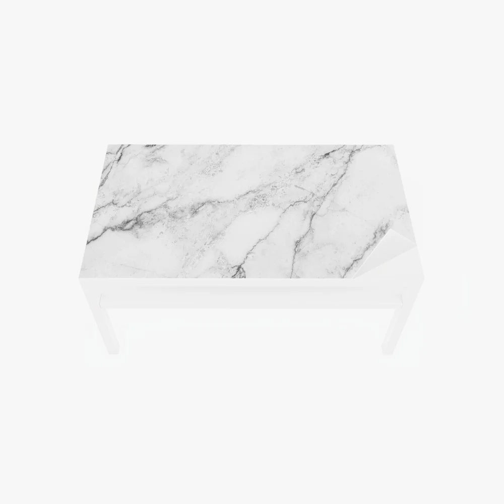 Tischaufkleber und Schreibtischaufkleber weiße marmortextur mit grauen adern – Wallnifity® Tischaufkleber und Schreibtischaufkleber weiße marmortextur mit grauen adern – Wallnifity®