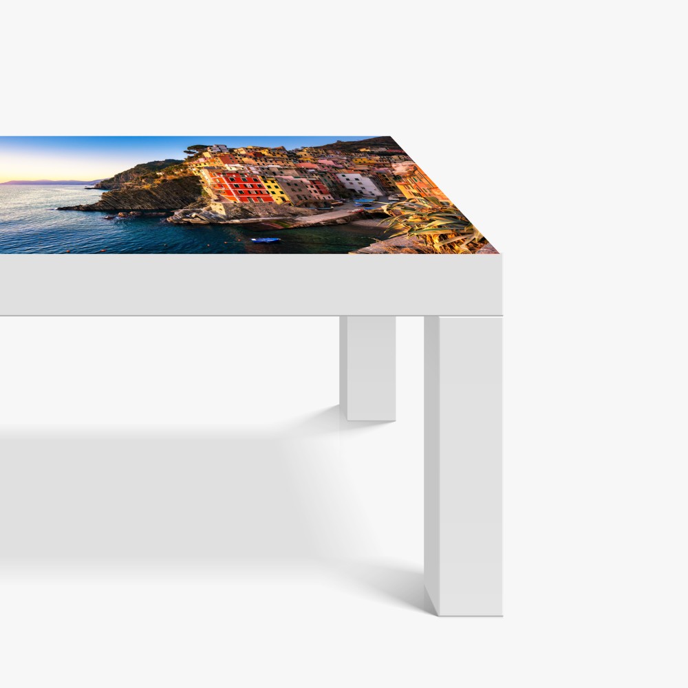 Tischaufkleber und Schreibtischaufkleber sonnenuntergang über Riomaggiore, Cinque Terre – Wallnifity® Tischaufkleber und Schreibtischaufkleber sonnenuntergang über Riomaggiore, Cinque Terre – Wallnifity®