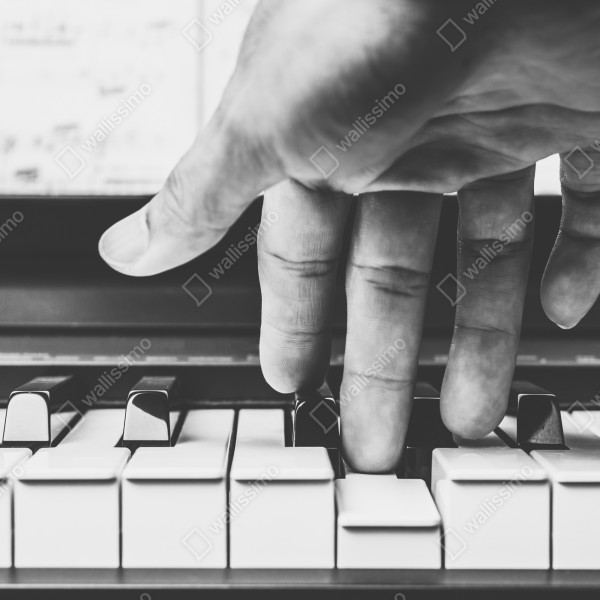 Tischaufkleber und Schreibtischaufkleber hand auf klaviertasten – Wallnifity® Tischaufkleber und Schreibtischaufkleber hand auf klaviertasten – Wallnifity®