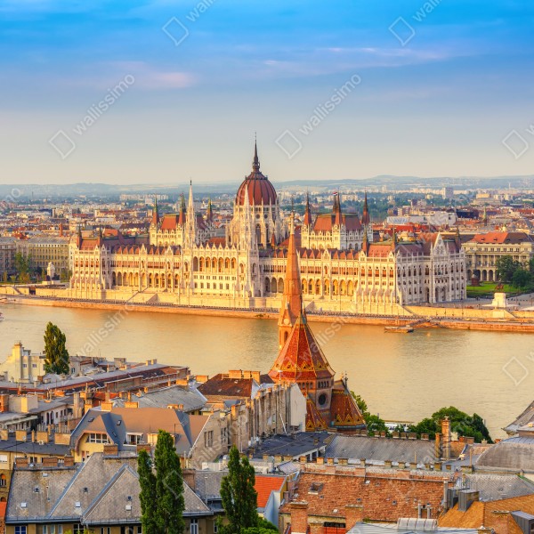 Tischaufkleber und Schreibtischaufkleber Budapest skyline mit dem ungarischen Parlament am Donauufer – Wallnifity® Tischaufkleber und Schreibtischaufkleber Budapest skyline mit dem ungarischen Parlament am Donauufer – Wallnifity®