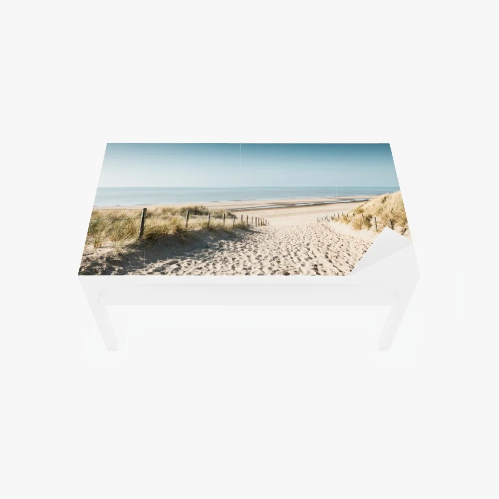 Tischaufkleber und Schreibtischaufkleber sanddünen und ruhige Nordsee bei Noordwijk – Wallnifity® Tischaufkleber und Schreibtischaufkleber sanddünen und ruhige Nordsee bei Noordwijk – Wallnifity®