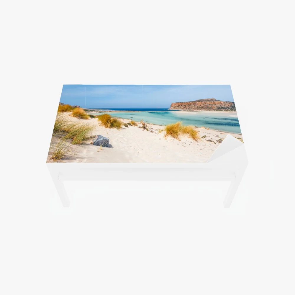 Tischaufkleber und Schreibtischaufkleber lagune Balos, Kreta: türkisser traum – Wallnifity® Tischaufkleber und Schreibtischaufkleber lagune Balos, Kreta: türkisser traum – Wallnifity®