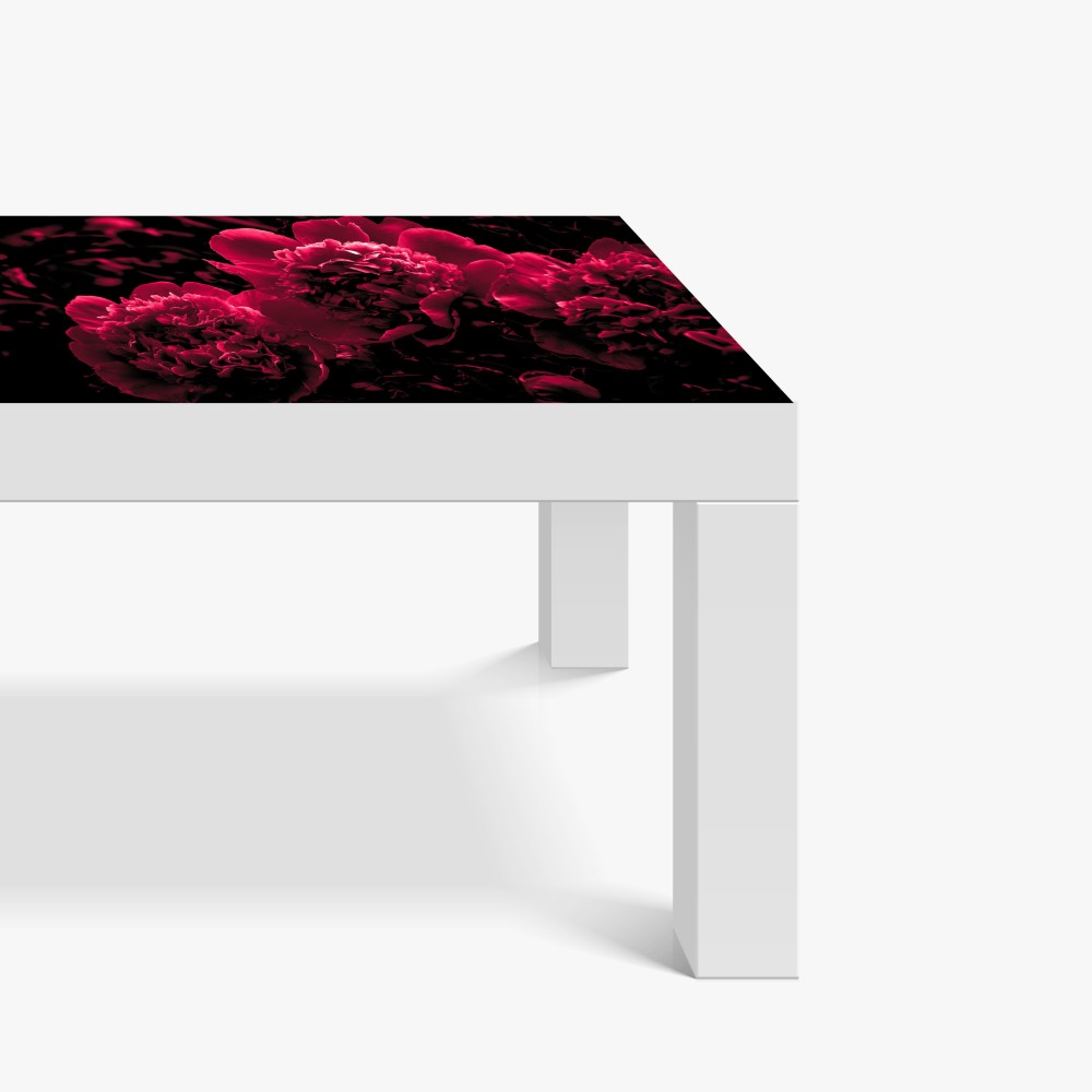 Tischaufkleber und Schreibtischaufkleber stimmungsvolle rosa pfingstrosen – Wallnifity® Tischaufkleber und Schreibtischaufkleber stimmungsvolle rosa pfingstrosen – Wallnifity®