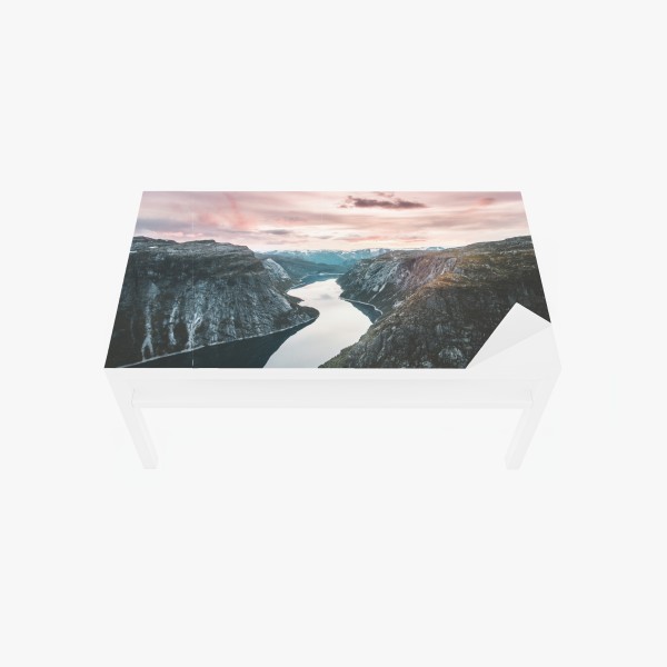 Tischaufkleber und Schreibtischaufkleber Thailand sawanne bei sonnenaufgang – Wallnifity®