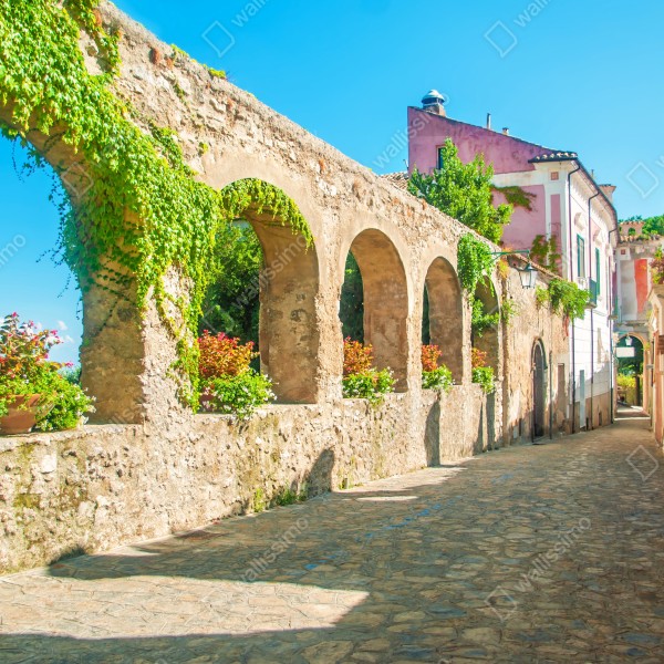 Tischaufkleber und Schreibtischaufkleber sonnige bögen in Ravello – Wallnifity® Tischaufkleber und Schreibtischaufkleber sonnige bögen in Ravello – Wallnifity®