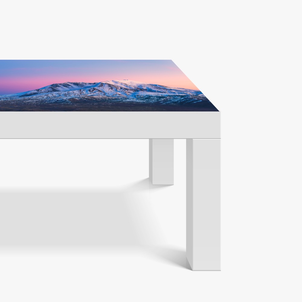 Tischaufkleber und Schreibtischaufkleber sonnenuntergang über Mount St. Helens im winter – Wallnifity® Tischaufkleber und Schreibtischaufkleber sonnenuntergang über Mount St. Helens im winter – Wallnifity®