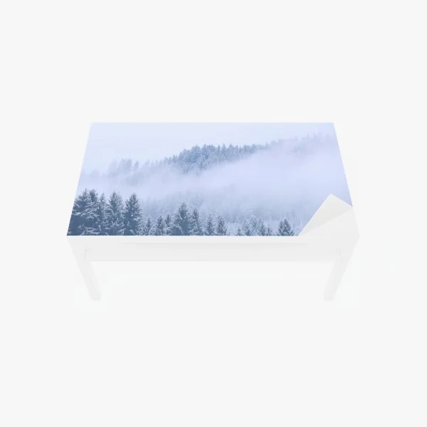 Tischaufkleber und Schreibtischaufkleber sonnige bergwiese bei sonnenaufgang – Wallnifity®