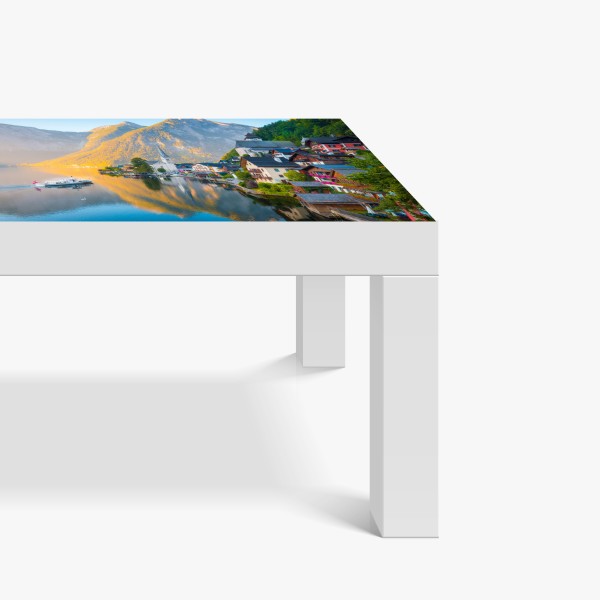 Tischaufkleber und Schreibtischaufkleber ruhige wolkenlandschaft aus der luft – Wallnifity®