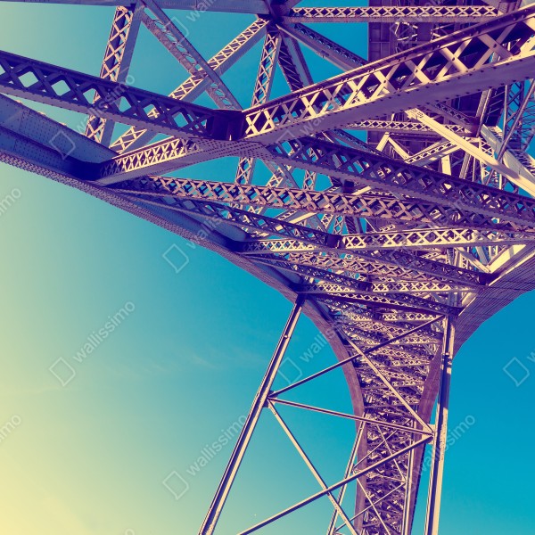 Tischaufkleber und Schreibtischaufkleber abstrakte stahlbrücke in perspektive – Wallnifity® Tischaufkleber und Schreibtischaufkleber abstrakte stahlbrücke in perspektive – Wallnifity®