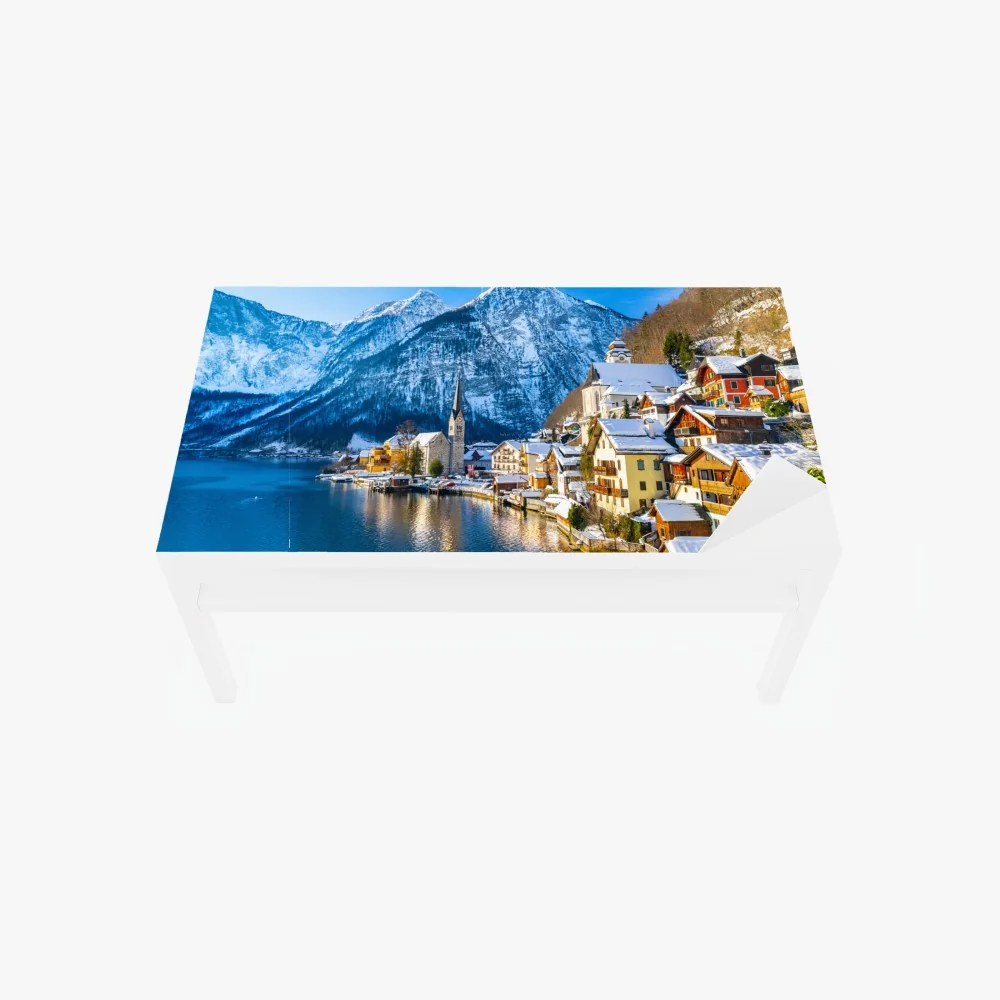 Tischaufkleber und Schreibtischaufkleber winterruhe in Hallstatt — alpendorf am see – Wallnifity® Tischaufkleber und Schreibtischaufkleber winterruhe in Hallstatt — alpendorf am see – Wallnifity®