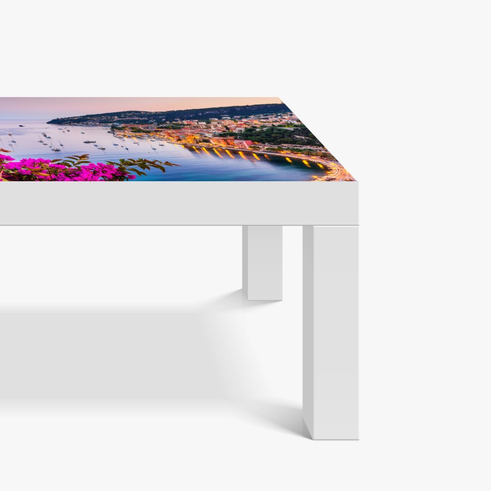Tischaufkleber und Schreibtischaufkleber sonnenuntergang über Villefranche-sur-Mer – Wallnifity® Tischaufkleber und Schreibtischaufkleber sonnenuntergang über Villefranche-sur-Mer – Wallnifity®