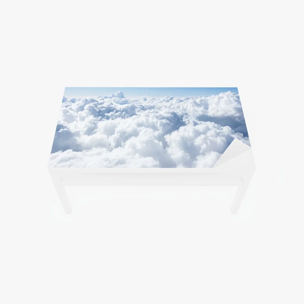 Tischaufkleber und Schreibtischaufkleber ruhige wolkenlandschaft aus der luft – Wallnifity® Tischaufkleber und Schreibtischaufkleber ruhige wolkenlandschaft aus der luft – Wallnifity®