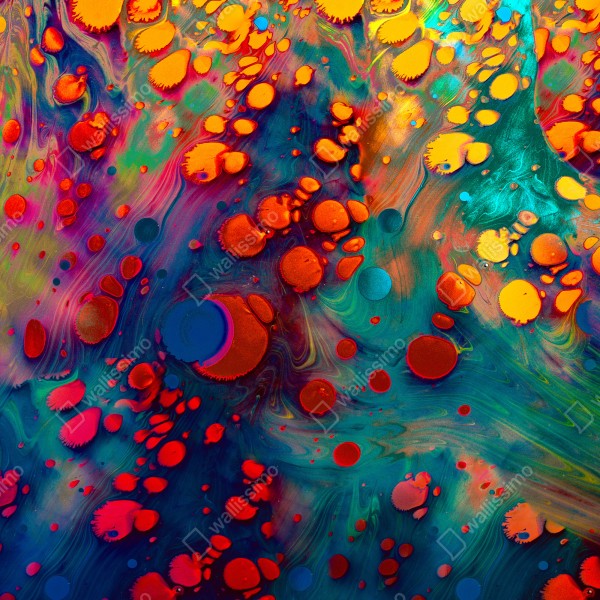 Tischaufkleber und Schreibtischaufkleber lebendige türkis-orange marmorierte kunst – Wallnifity® Tischaufkleber und Schreibtischaufkleber lebendige türkis-orange marmorierte kunst – Wallnifity®