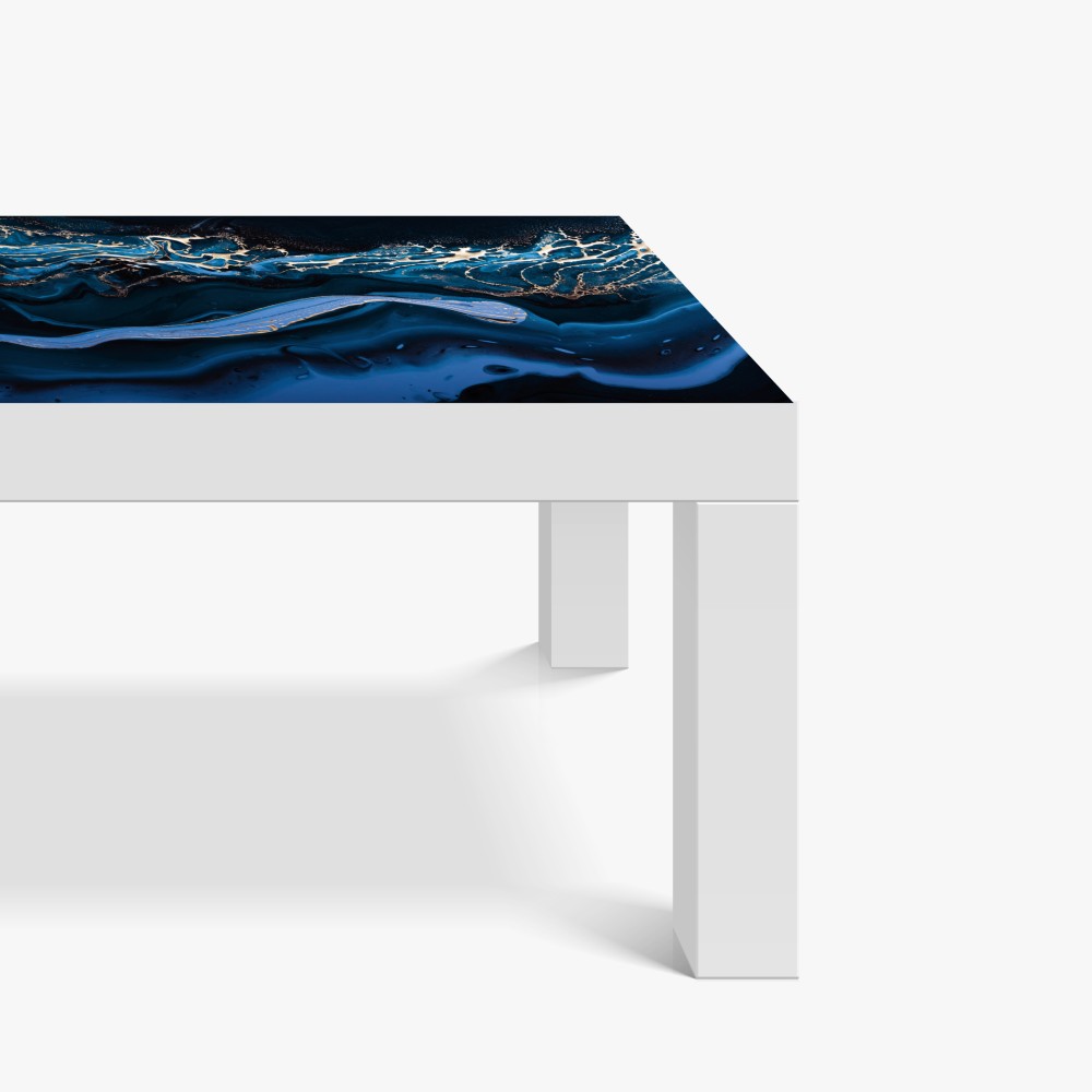 Tischaufkleber und Schreibtischaufkleber marineblaue und goldene abstraktion – Wallnifity® Tischaufkleber und Schreibtischaufkleber marineblaue und goldene abstraktion – Wallnifity®