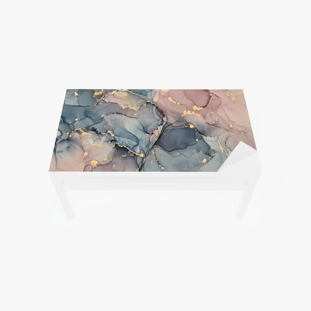 Tischaufkleber und Schreibtischaufkleber zarte pastell-flüssigmarmor mit goldadern – Wallnifity® Tischaufkleber und Schreibtischaufkleber zarte pastell-flüssigmarmor mit goldadern – Wallnifity®