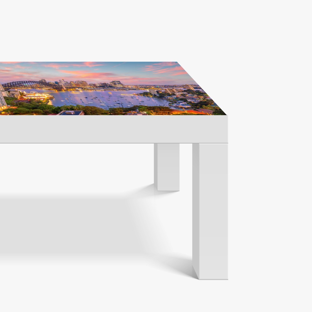 Tischaufkleber und Schreibtischaufkleber sonnenuntergang über Sydney – Wallnifity® Tischaufkleber und Schreibtischaufkleber sonnenuntergang über Sydney – Wallnifity®