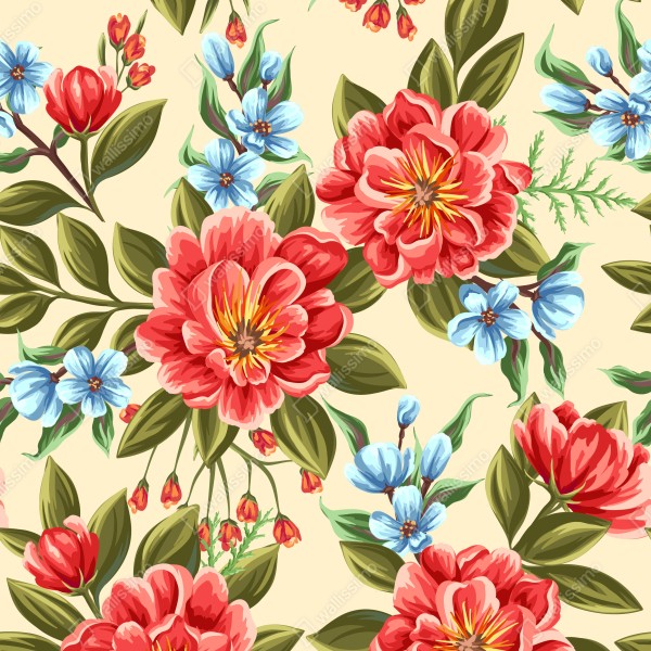 Tischaufkleber und Schreibtischaufkleber lebhaftes aquarell blumenmuster – Wallnifity® Tischaufkleber und Schreibtischaufkleber lebhaftes aquarell blumenmuster – Wallnifity®