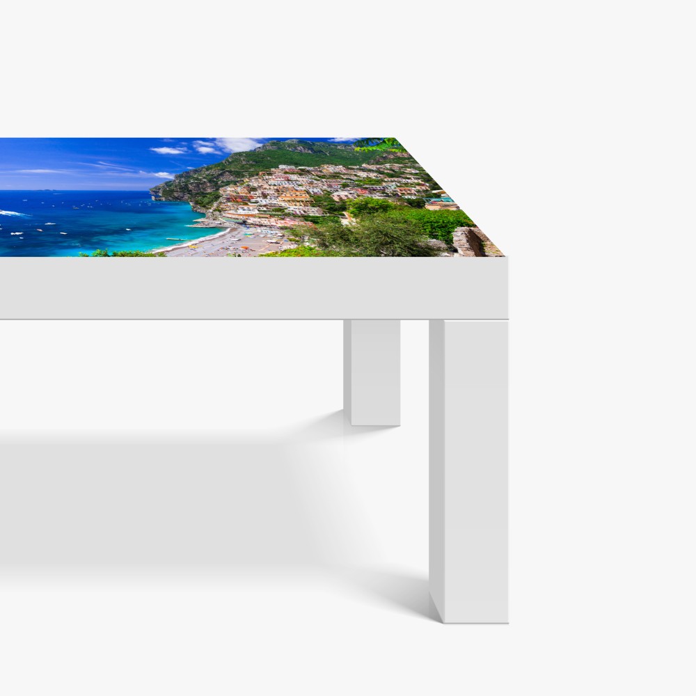 Tischaufkleber und Schreibtischaufkleber sonnige panoramaaufnahme von Positano an der Amalfiküste – Wallnifity® Tischaufkleber und Schreibtischaufkleber sonnige panoramaaufnahme von Positano an der Amalfiküste – Wallnifity®