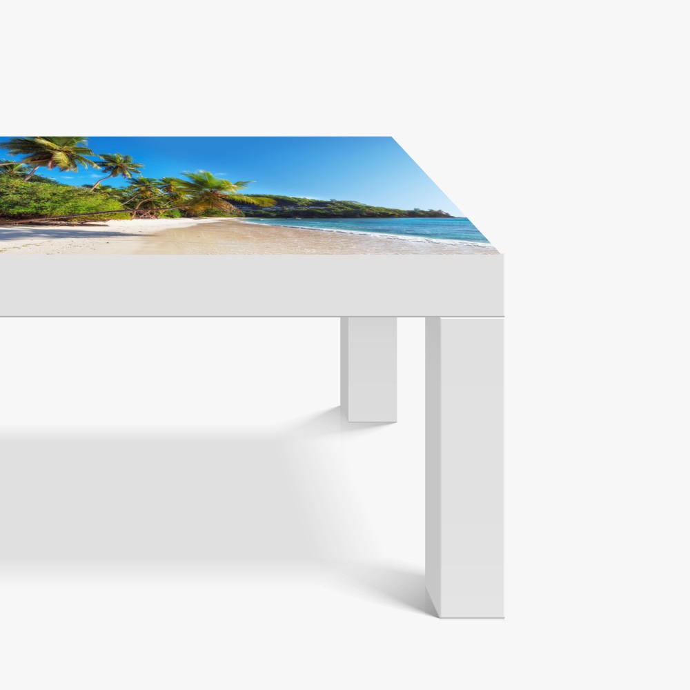 Tischaufkleber und Schreibtischaufkleber tropischer palmstrand – Wallnifity® Tischaufkleber und Schreibtischaufkleber tropischer palmstrand – Wallnifity®