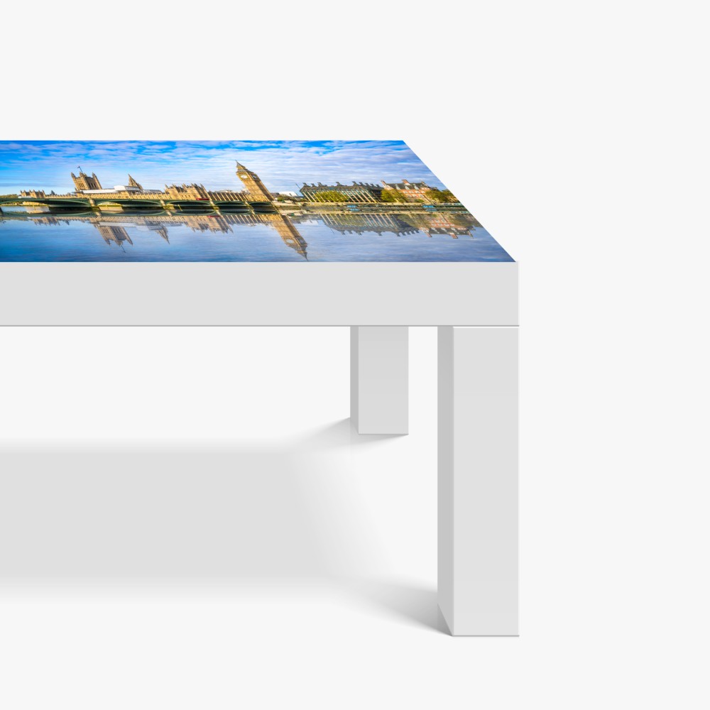 Tischaufkleber und Schreibtischaufkleber London skyline mit spiegelung auf dem fluss – Wallnifity® Tischaufkleber und Schreibtischaufkleber London skyline mit spiegelung auf dem fluss – Wallnifity®