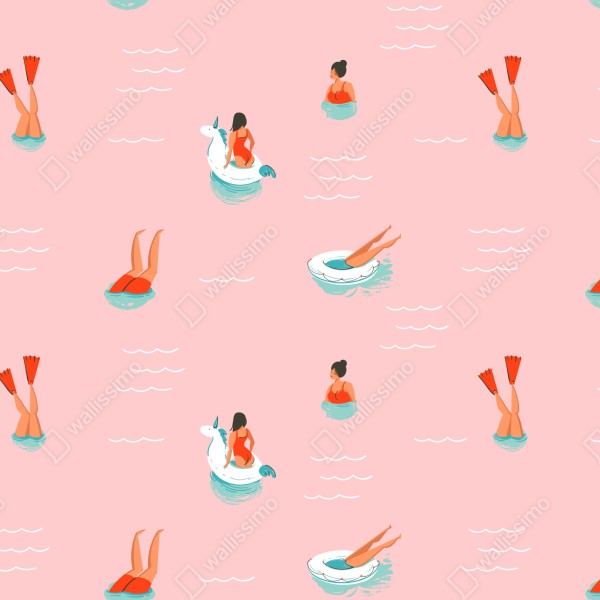 Tischaufkleber und Schreibtischaufkleber verspieltes pastell poolmuster – Wallnifity® Tischaufkleber und Schreibtischaufkleber verspieltes pastell poolmuster – Wallnifity®