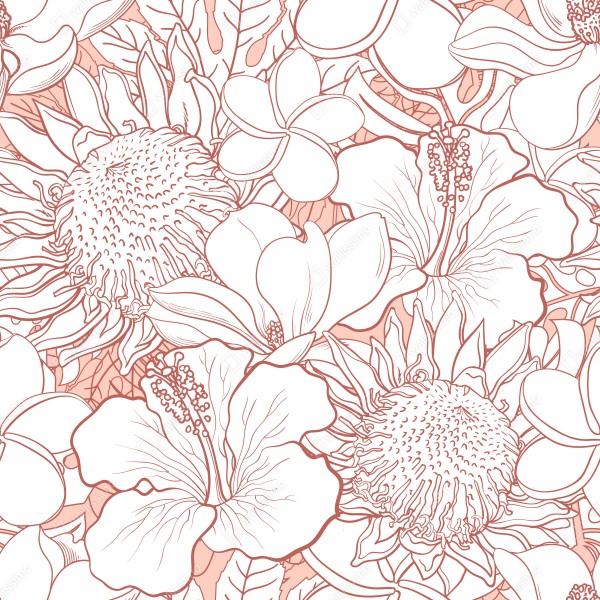 Tischaufkleber und Schreibtischaufkleber zartes korallenfarbenes blumenmuster – Wallnifity® Tischaufkleber und Schreibtischaufkleber zartes korallenfarbenes blumenmuster – Wallnifity®