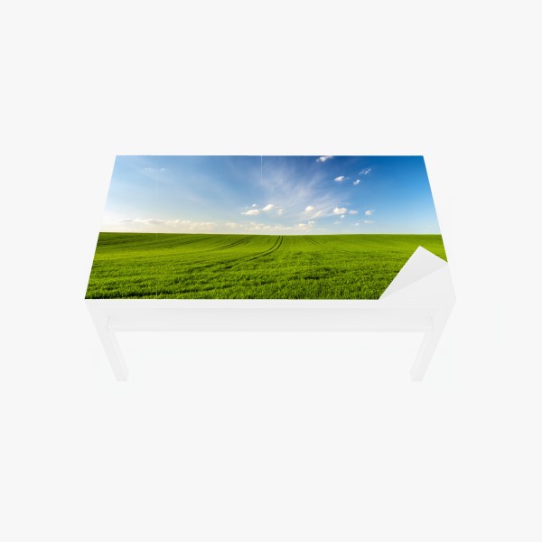 Tischaufkleber und Schreibtischaufkleber Chicago nächtliche skyline panorama – Wallnifity®